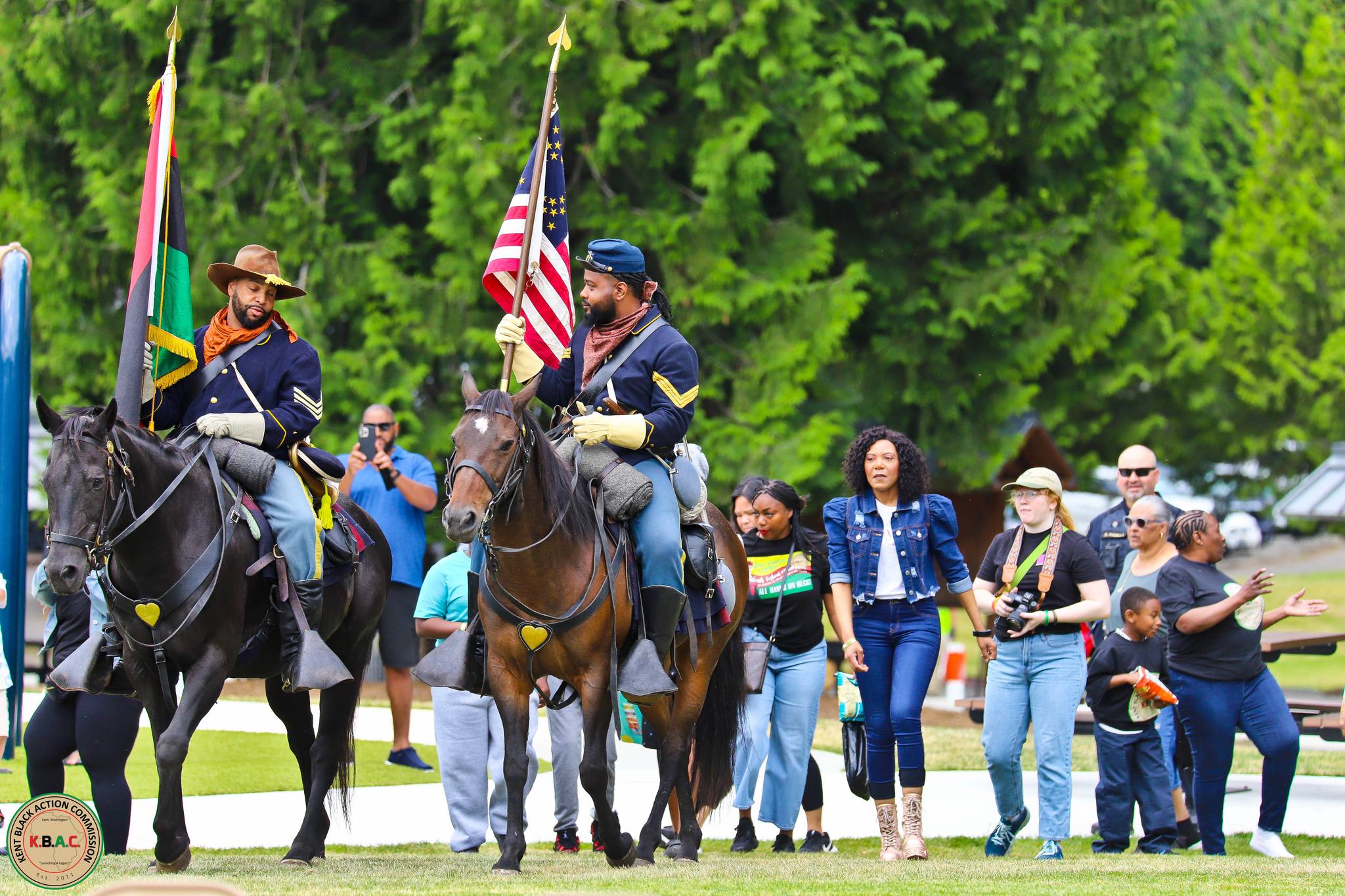 Buffalo Soldiers Honor Legacy at KBAC Juneteenth Celebrations